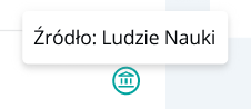 Zielona ikona systemu państwowego, a przy niej objaśnienie - Źródło: Ludzie Nauki.