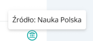 Zielona ikona systemu państwowego, a przy niej objaśnienie - Źródło: Ludzie Nauki.